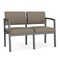 Lesro Lenox 2 Seat Tandem Seating W/ No Center Arm, 43.5 in W 24.5 in L 32 in H LS2101 - alternate 1